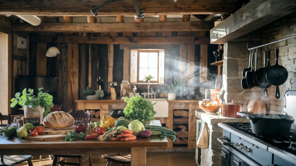 cabin kitchen